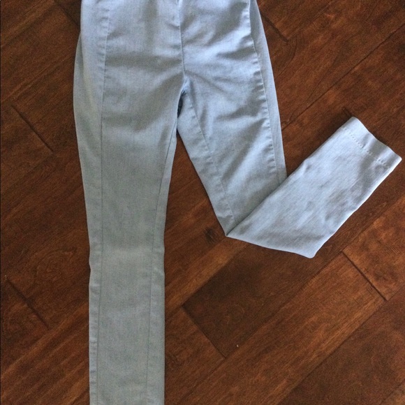 Rag & Bone Blue White washed Denim Leggings - Picture 2 of 9